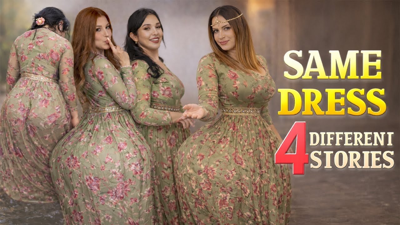 I Found 4 Creators Wearing The SAME Dress… The Results Shocked Me